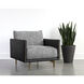 Ashi Nash Zebra / Coal Black Armchair